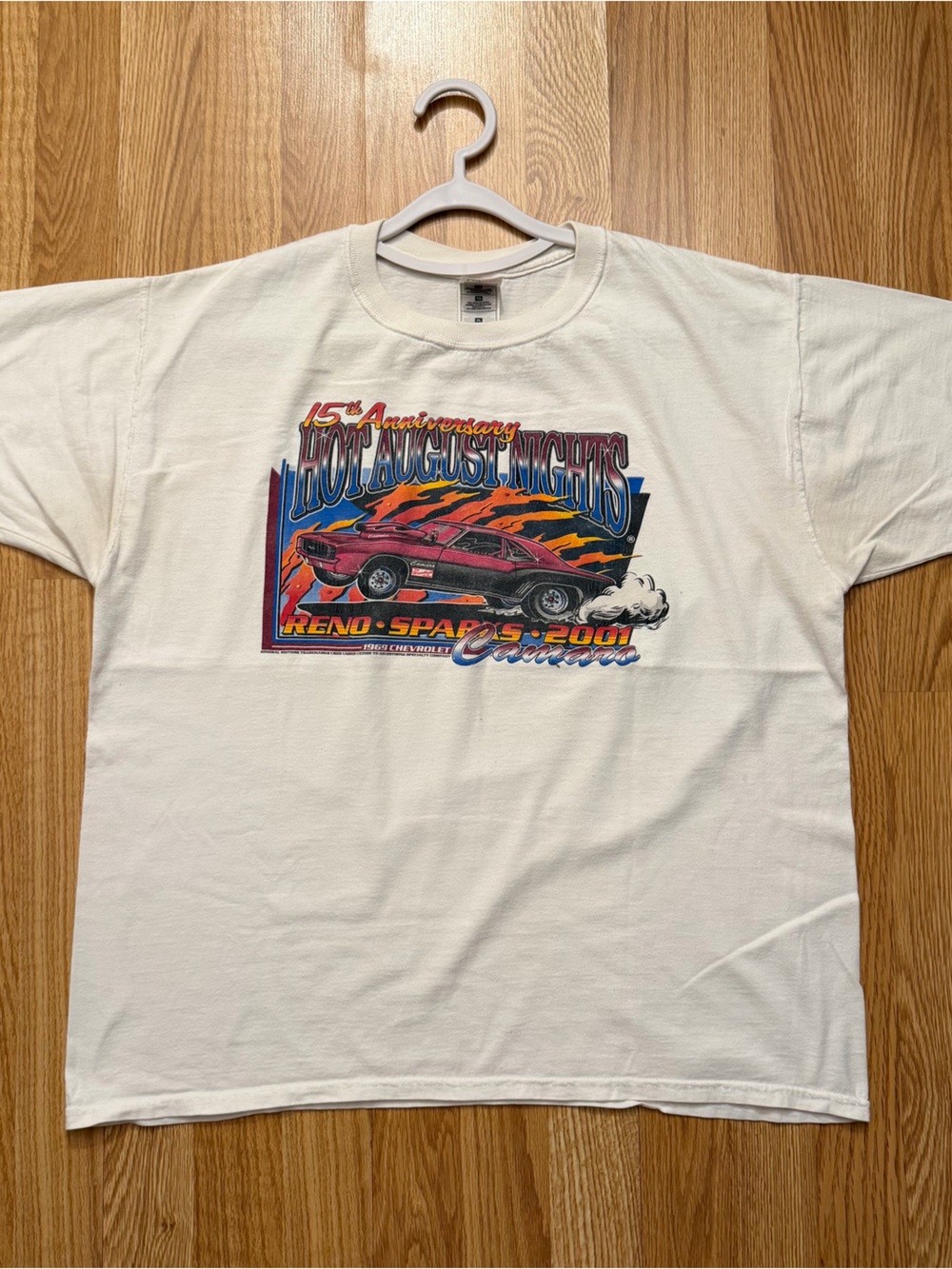 Camaro T-Shirt Hot August Nights Fruit of the Loom Men’s T-Shirt Lofteez XL